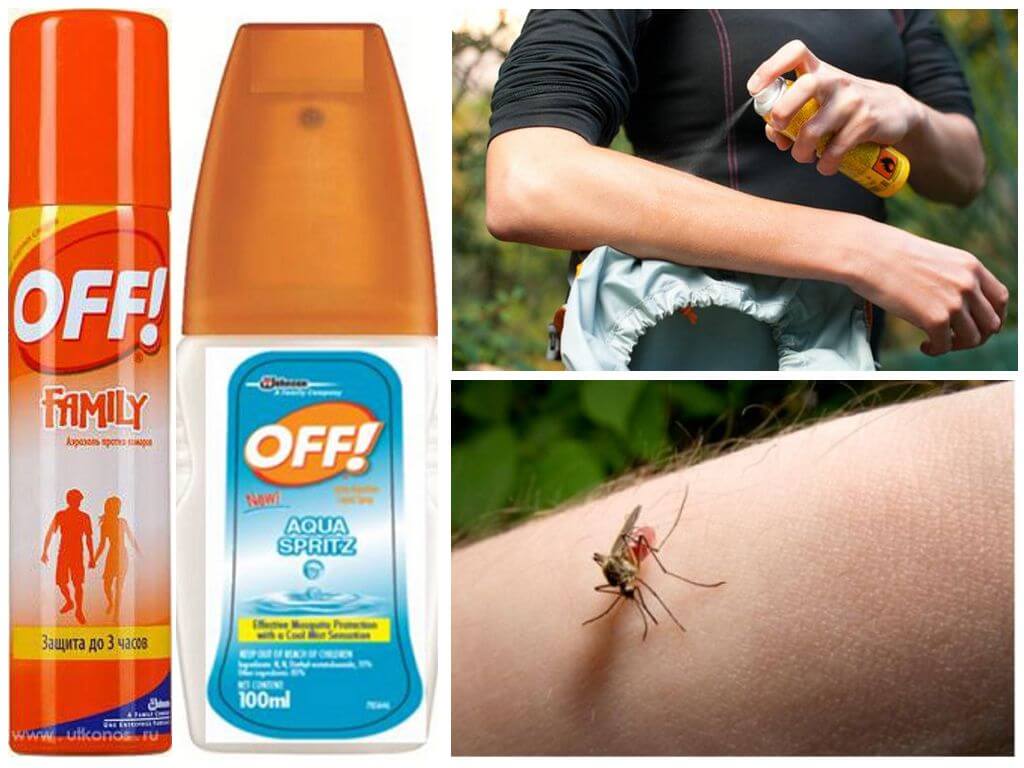 Spray и Spray Off комари