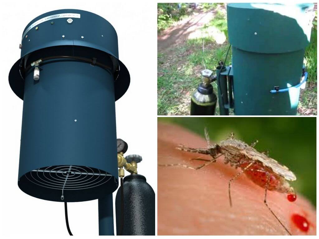 Използването на устройството срещу комари